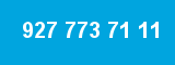 927 773 71 11 927 773 71 11